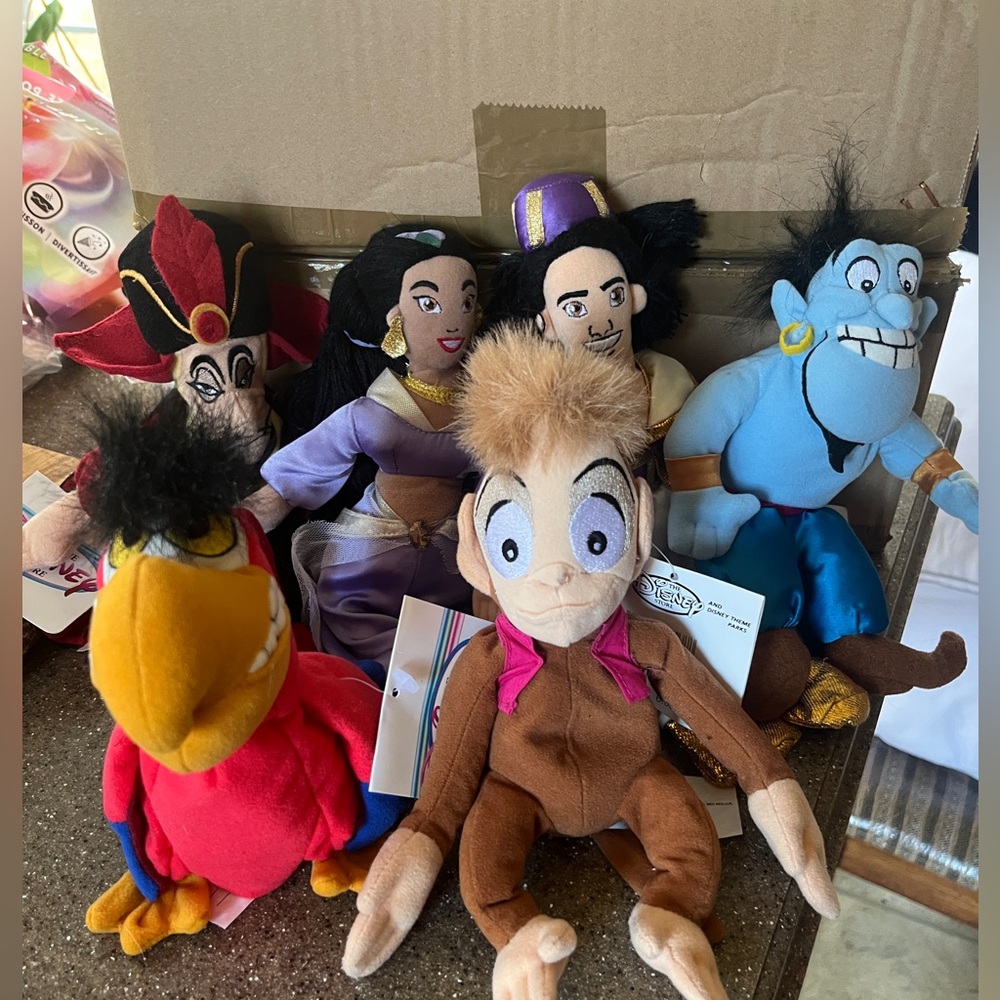 Disney Aladdin Bean Bag Set of 6